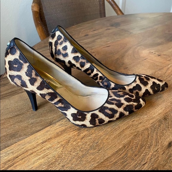 COPY - Michael Kors leopard print calf hair heels - Picture 7 of 12